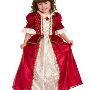 Sale - Prinsessenjurk Winter Beauty - rood