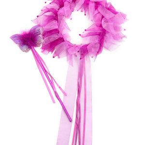 Feeën en prinsessen Halo en Toverstaf - stralenkrans - aureool - paars