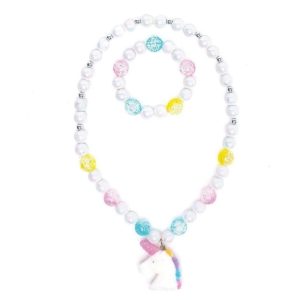 Parelketting en armband - Unicorn - Eenhoorn set
