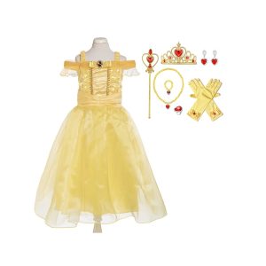 Belle jurk + accessoires - maat 98/104