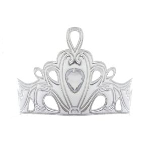 Kroon - Diva kroon zilver - Stoffen kroon