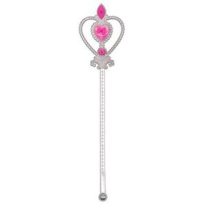 Prinsessen toverstaf zilver-fuchsia