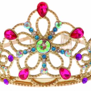 Prinsessen kroon - lila - goud