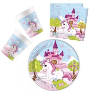 Feestset Unicorn - Eenhoorn kinderfeestje - 44 stuks