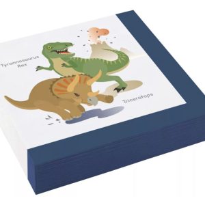 Dinosaurus servetten - 20 stuks