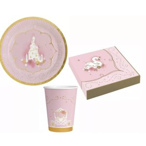 Prinsessen feest - voordeelpakket + 8 x tiara