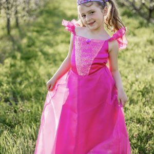 Great Pretenders fuchsia prinsessenjurk + accessoires