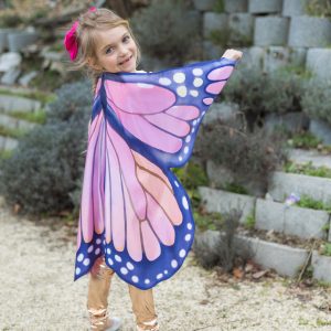 Great Pretenders mythical butterfly soft wings set + kroon - Roze