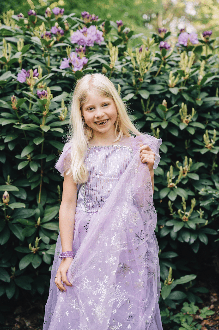 Prinsessenjurk.nl Frozen paarse Elsa jurk