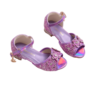 Prinsessenschoenen - Livia - Paars + lila handschoenen