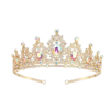 Tiara goud van Het Betere Merk met fonkelende kristallen, kleurrijke stenen en sierlijke gouden details