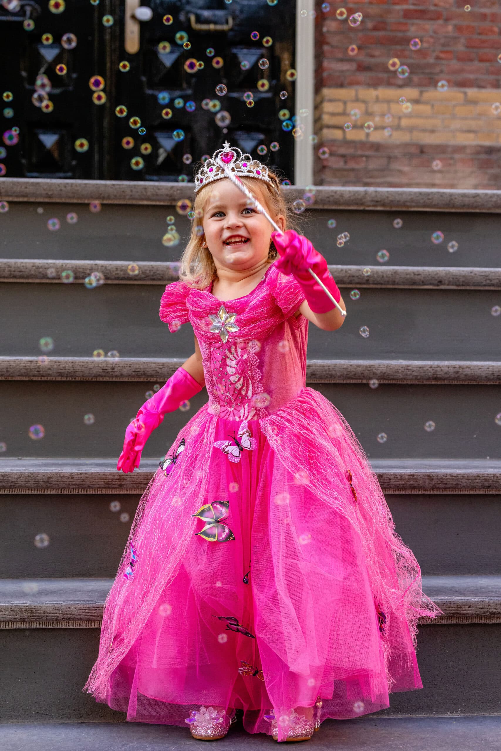 Prinsessenjurk Cinderella roze